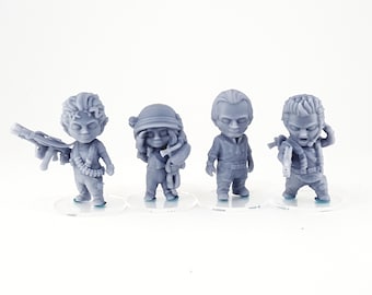 Chibi - USMC Set 1 - 3d Printed Miniatures