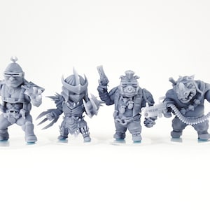 Chibi - Super Slicer Set - 3d Printed Miniatures
