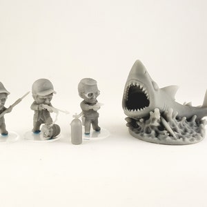 Chibi - Jaws Set - 3d Printed Miniatures