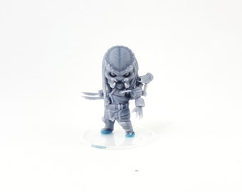 Chibi - Predator Tech - 3dGeprinte Miniatuur