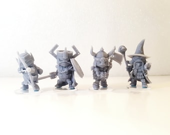 Chibi - Sewer Samurai: Mazes and Mutants - 3d Printed Miniatures