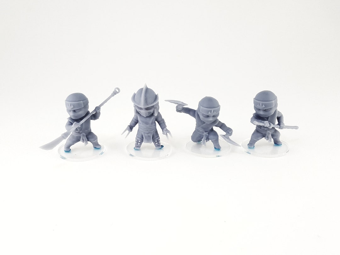 Chibi - Slicer Set - 3d Printed Miniatures - Etsy
