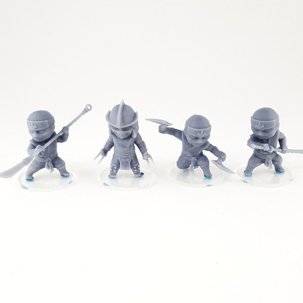 Chibi - Slicer Set - 3d Printed Miniatures