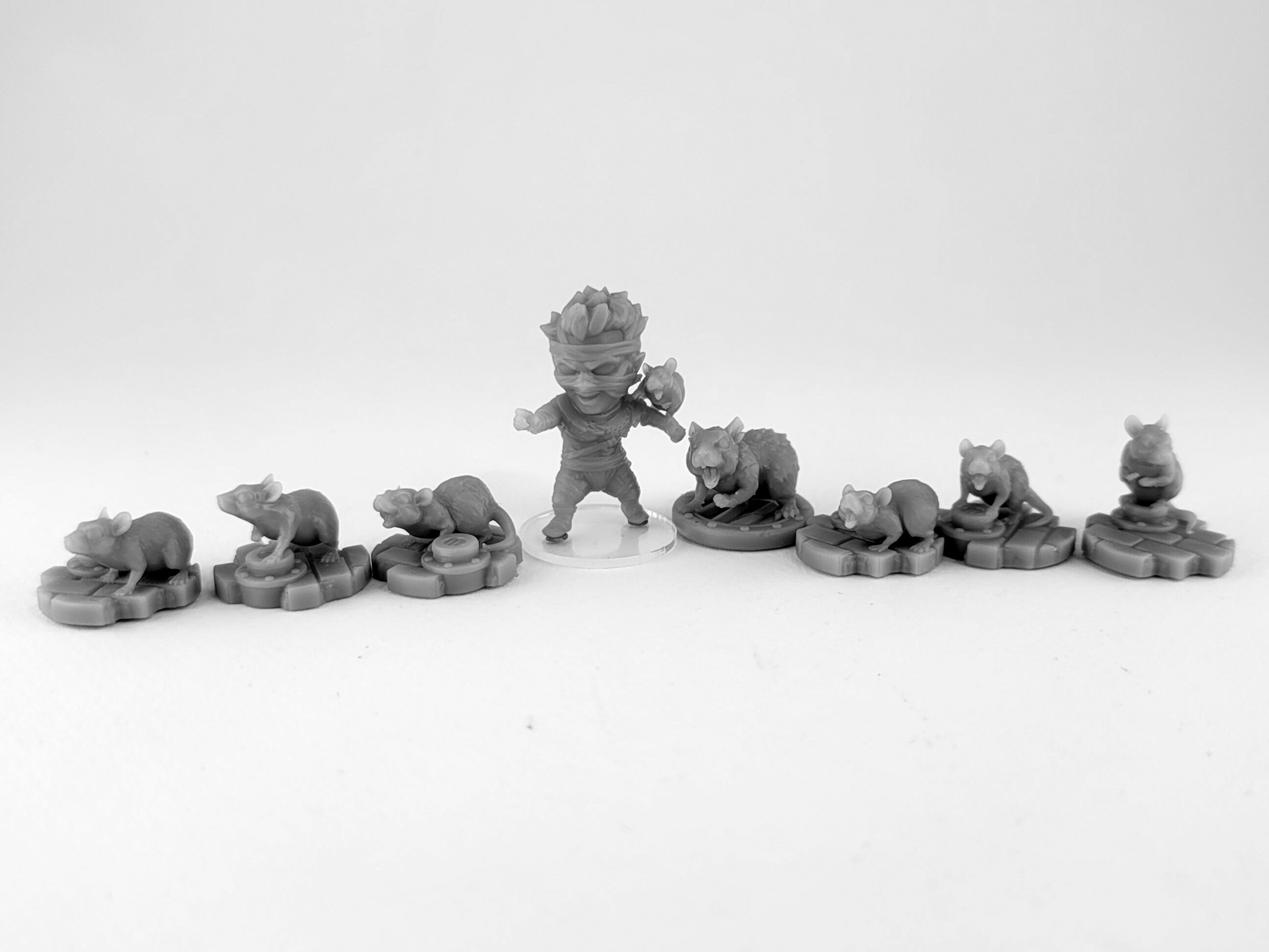 Chibi - Vermin Viceroy Set - 3d Printed Miniatures