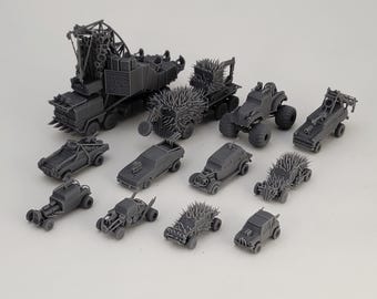 Fury Road: Vendetta - Miniaturas impresas en 3D