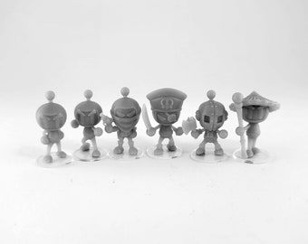 Bombermen - 3d Printed Miniatures