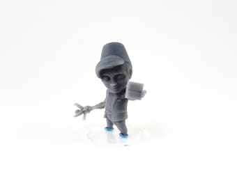 Chibi - Dr Whizard - 3d Printed Miniature
