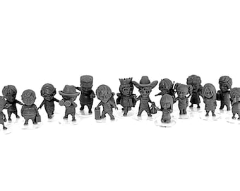 Chibi - Campers - 3d Printed Miniatures