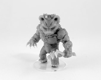Chibi - Uber Otis - 3d Printed Miniature