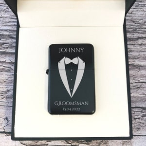 Personalised Lighters For Groomsmen or Bestman