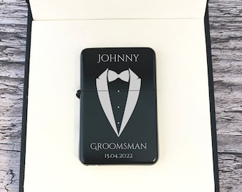 Personalised Lighters For Groomsmen or Bestman