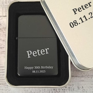 Personalised Lighter - Engraved With Name & Any Text
