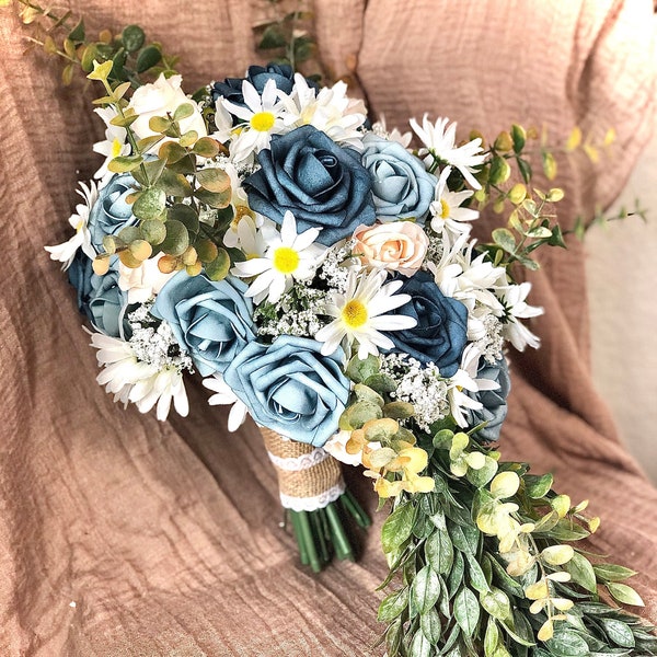 Daisy Wedding Bouquet Etsy