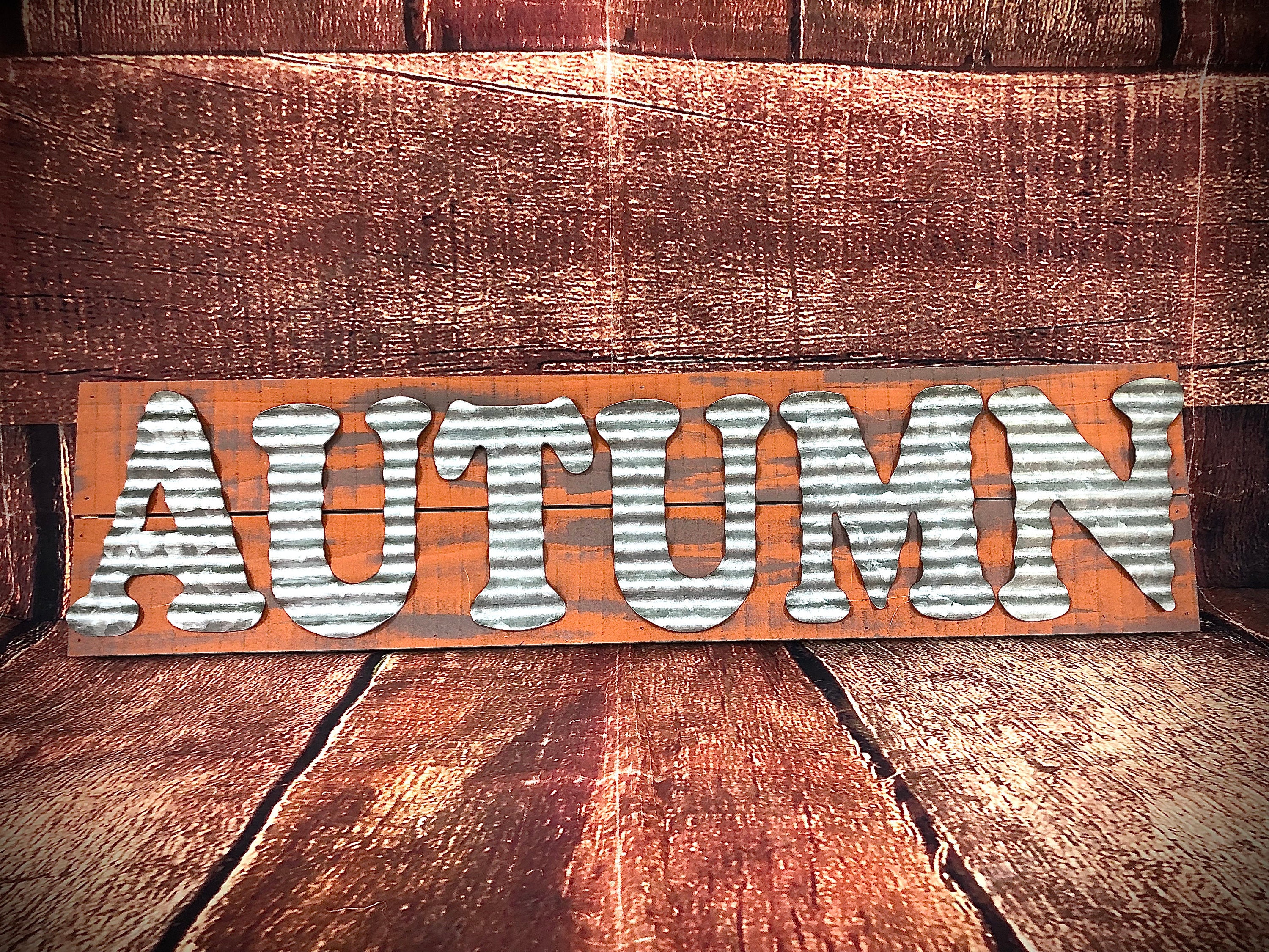 Autumn Farmhouse Sign for Wall-fall Wall Decor-fall Decorations ...