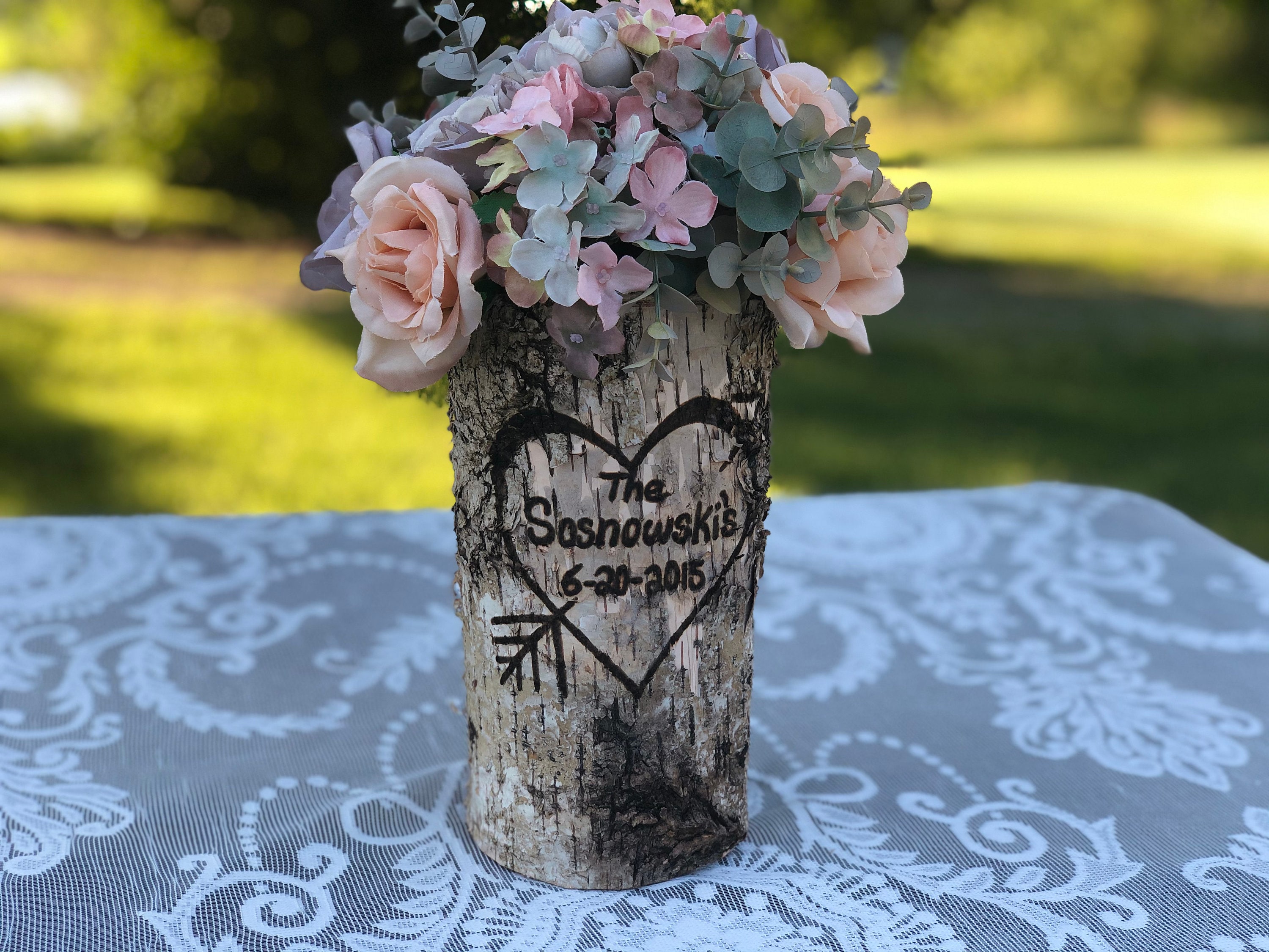 Custom Wood Burning Wood Vase Best Selling Wood Items Wood Etsy