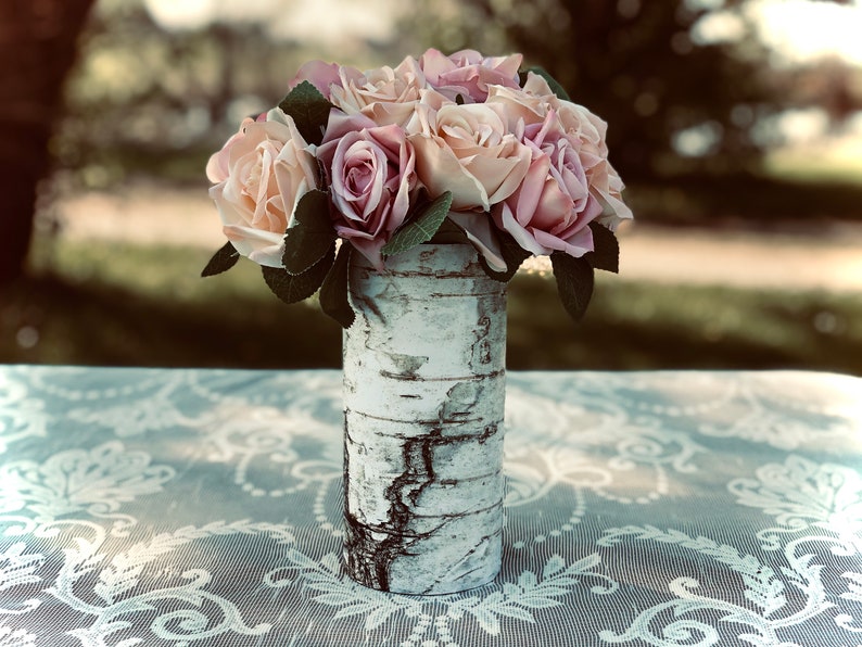 Vase Centerpieces for Bridal Shower Decorations Rustic Etsy
