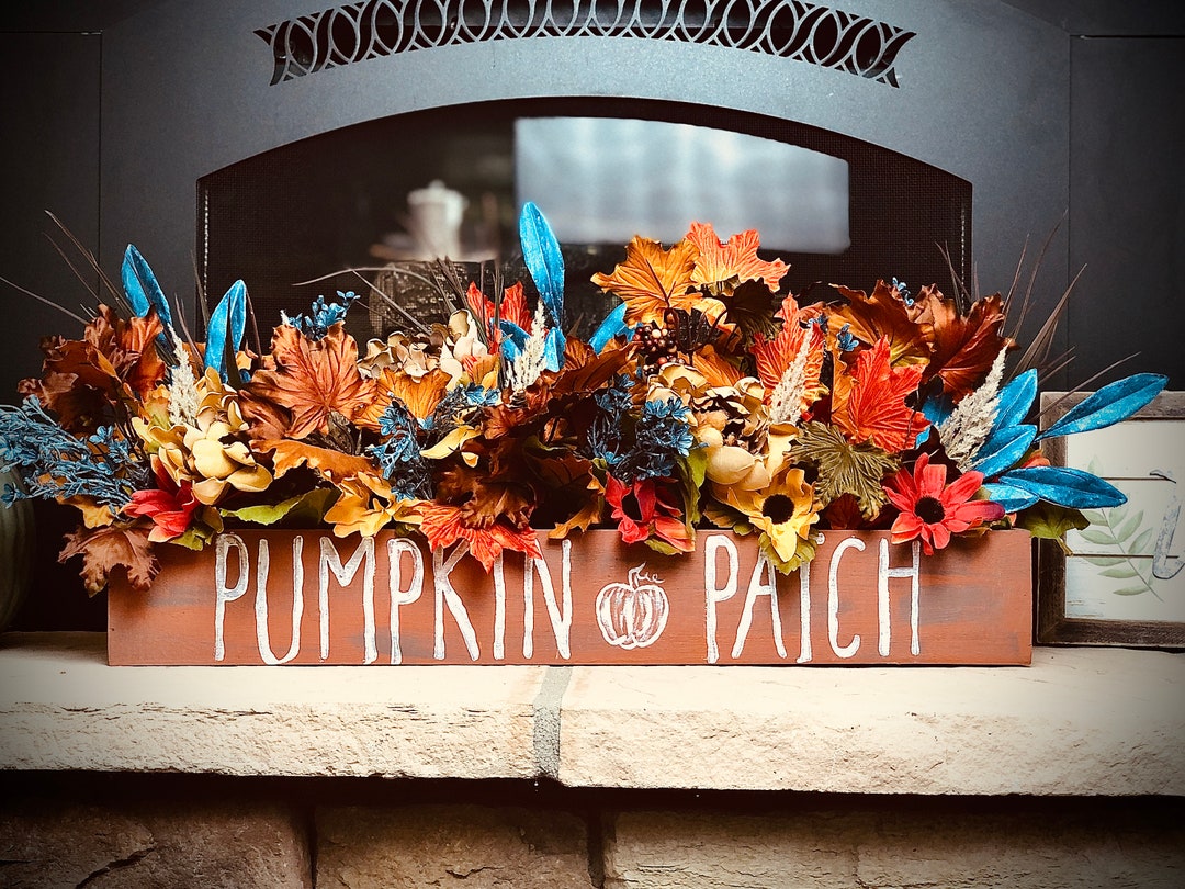 Long Fall Centerpiece for Kitchen Island Pumpkin Patch Home Etsy