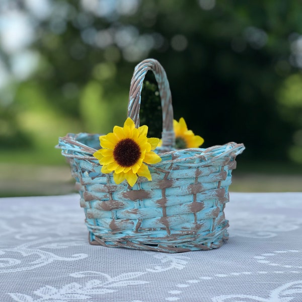 Flower Girl Basket Etsy