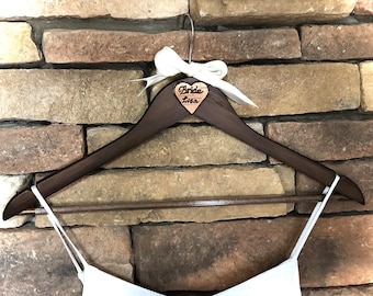 Custom bridal hanger personalized for wedding dress -Wedding decor and gifts -Bride gift from bridesmaid-Bridal shower gift for bride unique