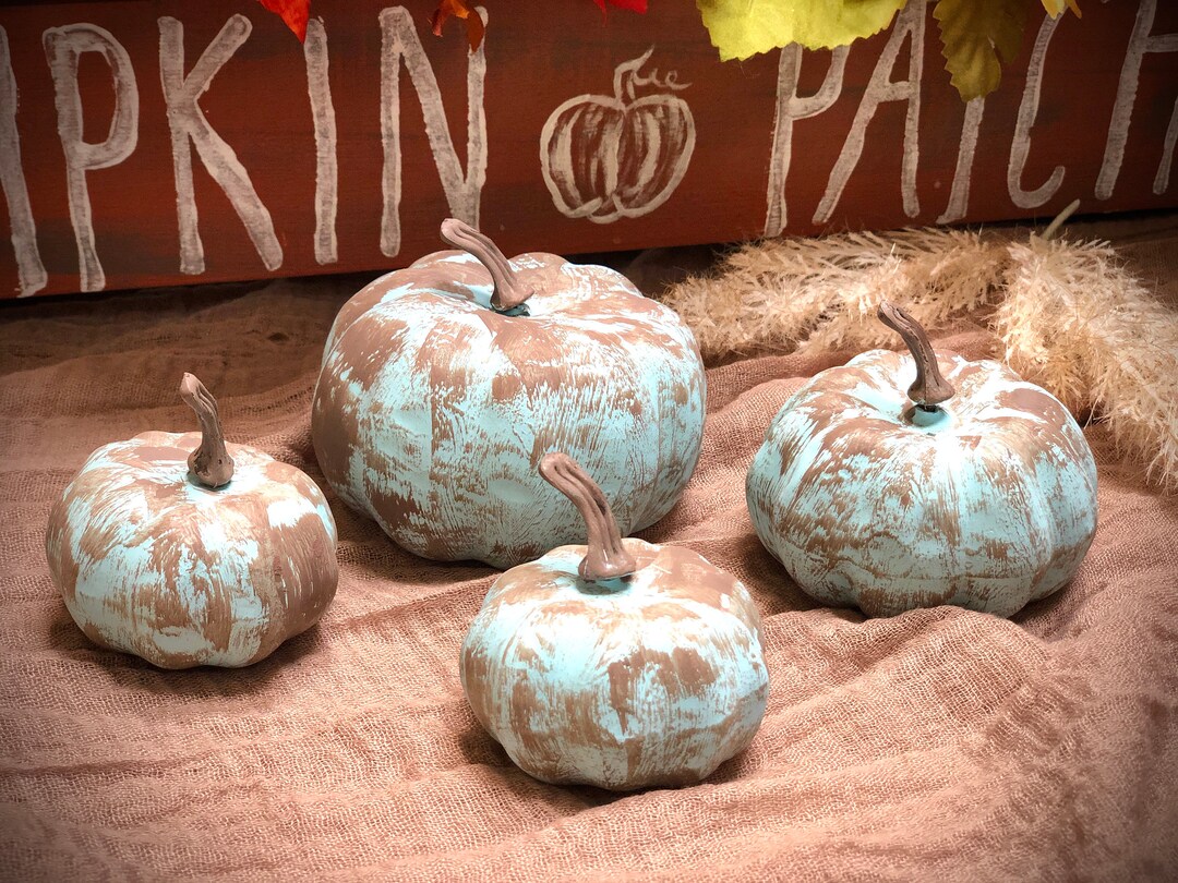 Pumpkin Filler, Small Primitive Pumpkins for Decor, Rustic Pumpkins for