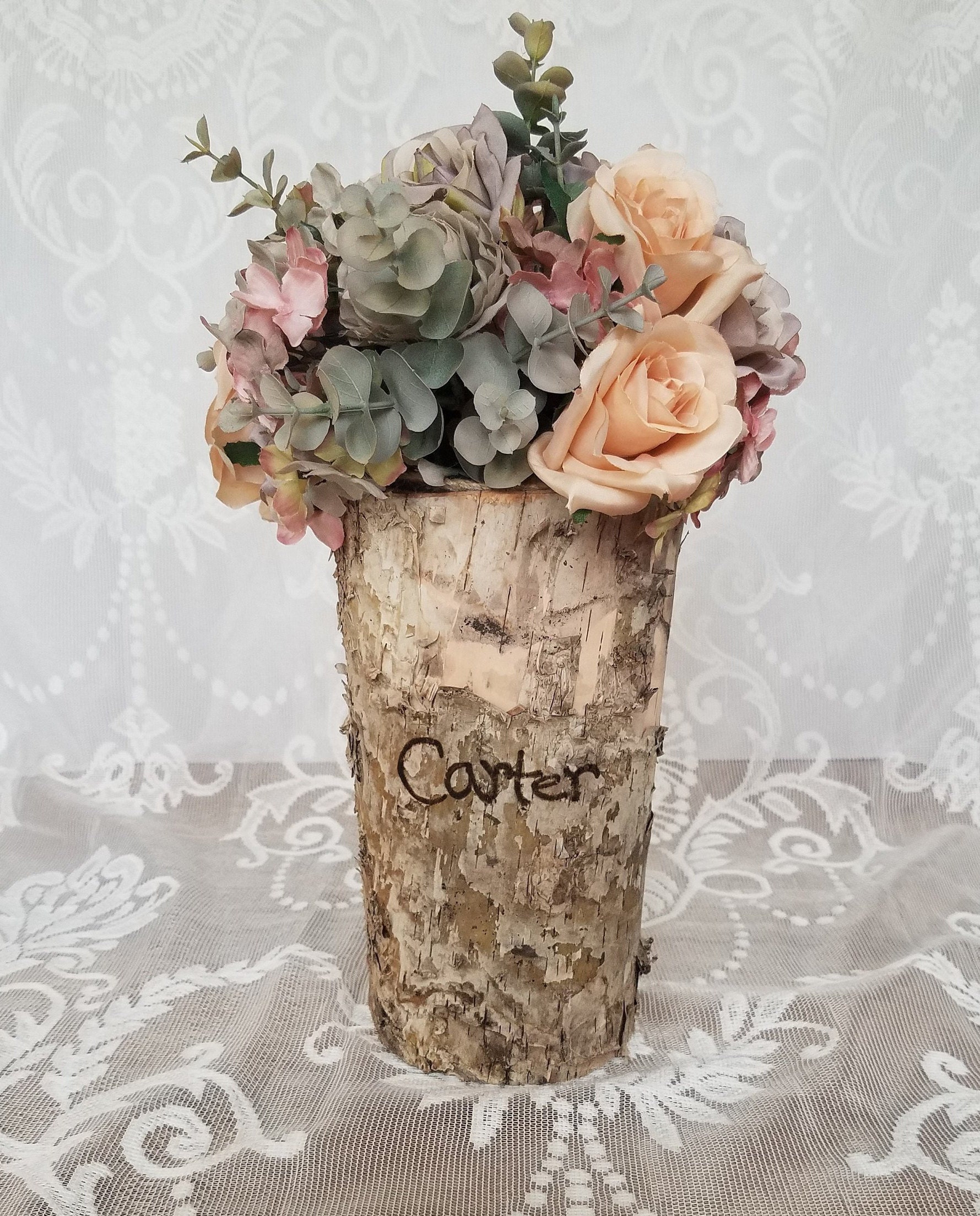 Custom Wood Burning Wood Vase Best Selling Wood Items Wood Etsy
