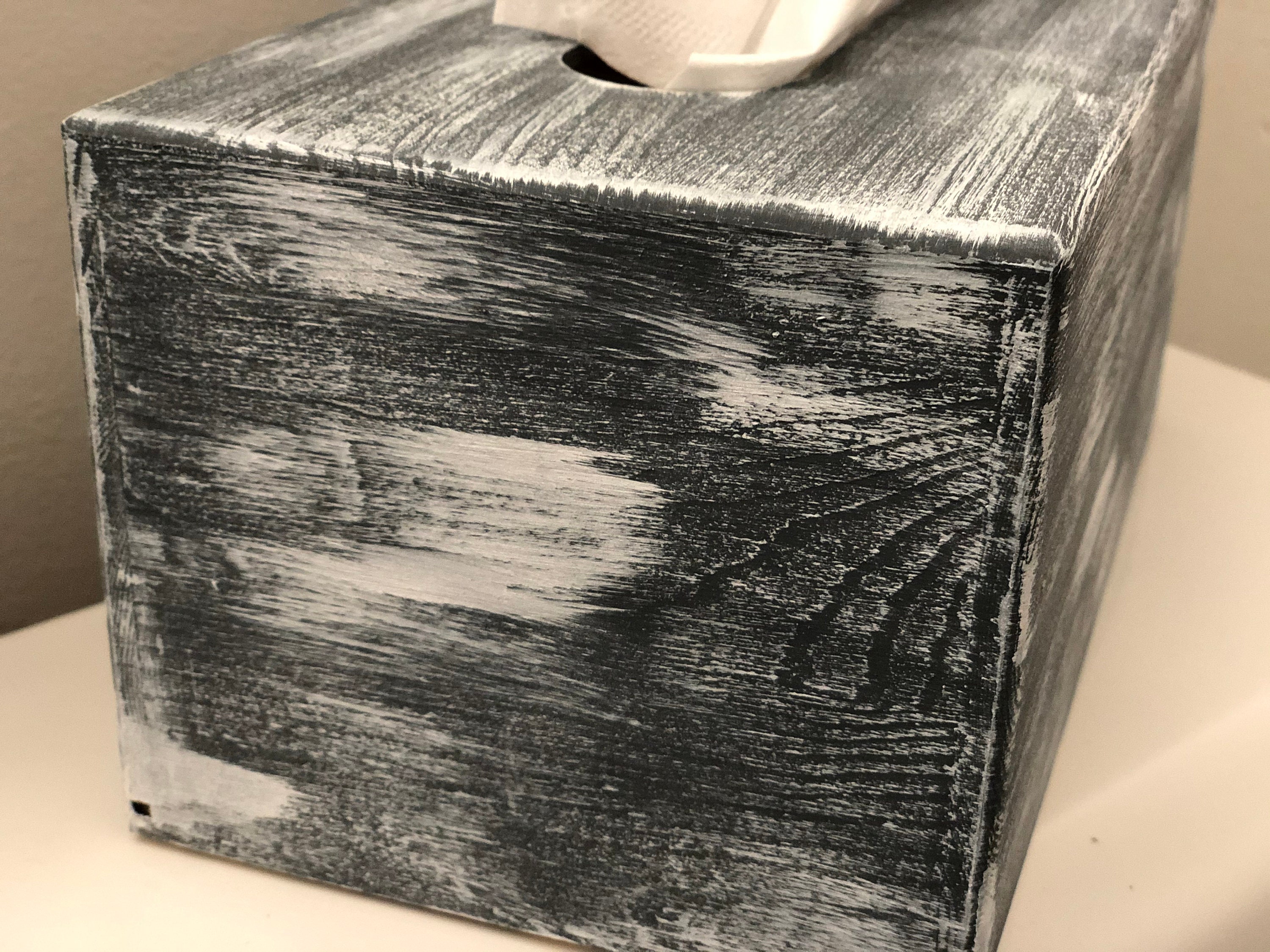 Rustic Wood Tissue Box Cover Rectangular - Rustic Home Decor for ...