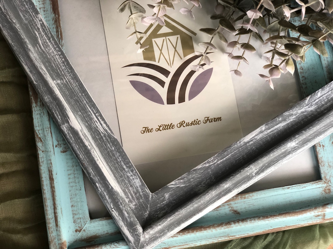 8x10 Picture Frames - Rustic Home Decor- Rustic Beveled Edge Photo ...