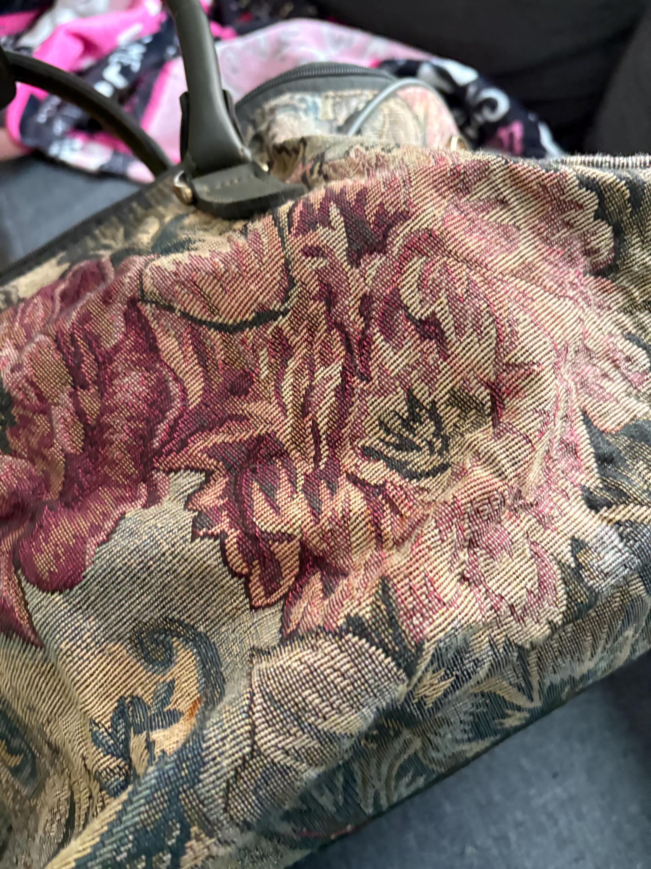Vintage Diane Von Furstenberg Tapestry Weekender Bag | DVF Floral