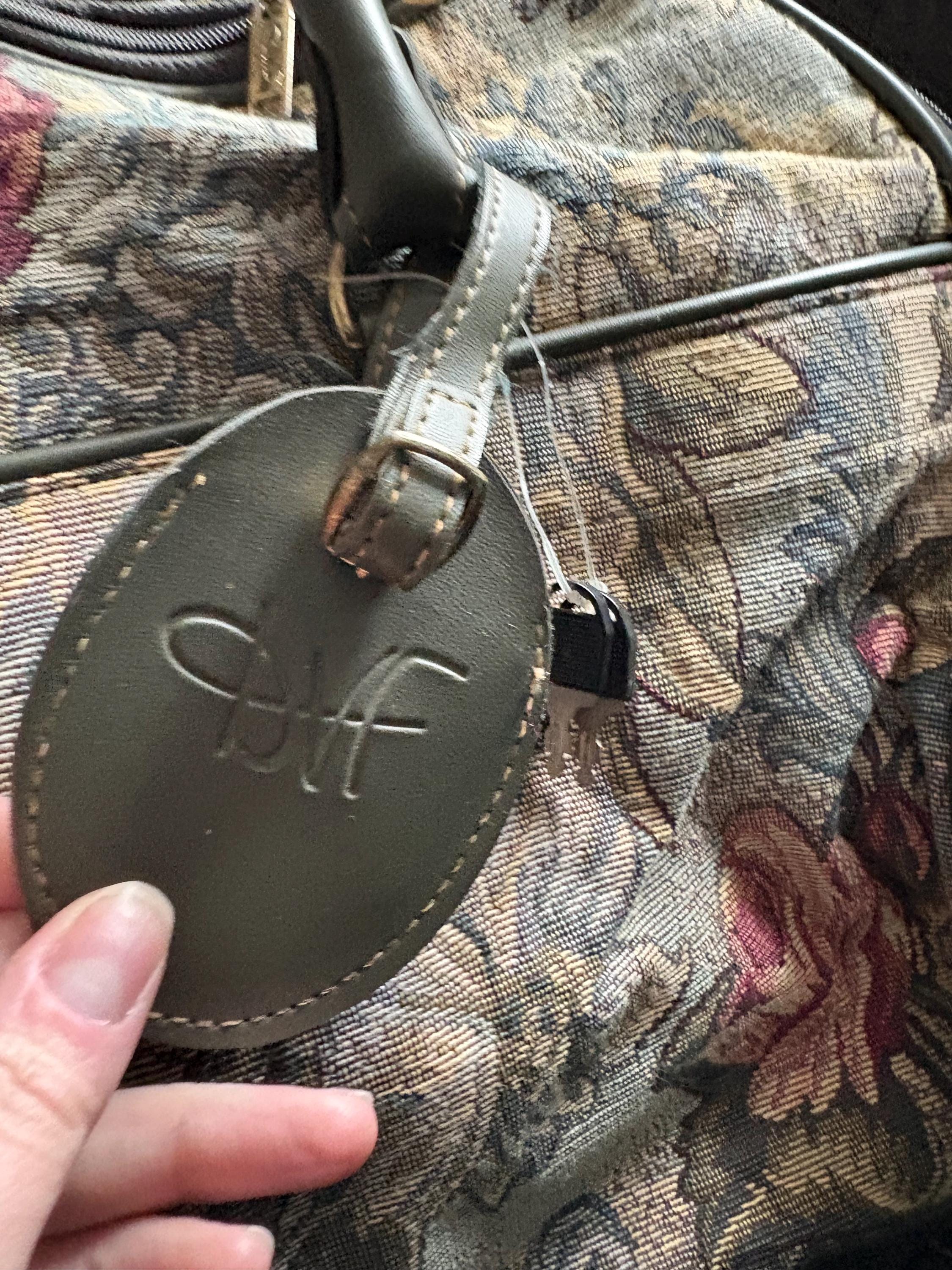 Vintage Diane Von Furstenberg Tapestry Weekender Bag | DVF Floral