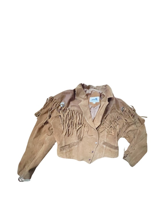 Express tan shop leather jacket