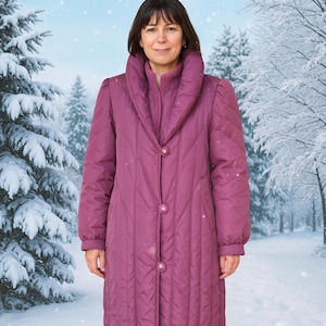 1980s Coat Long Womens Puffer - Etsy