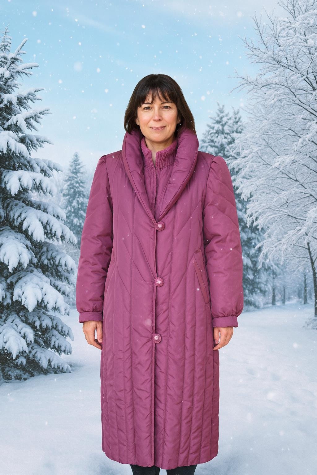 1980s Coat Long Womens Puffer - Etsy