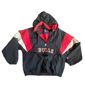 Vintage Chicago Bulls Starter Pullover Jacket (Size Youth L) — Roots