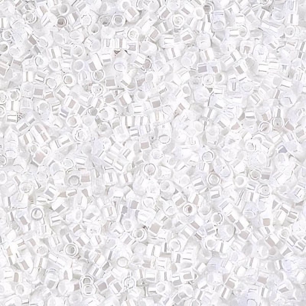 DB0201 Delica 11/0 White Pearl Ceylon - Miyuki Seed Beads (DB-201)