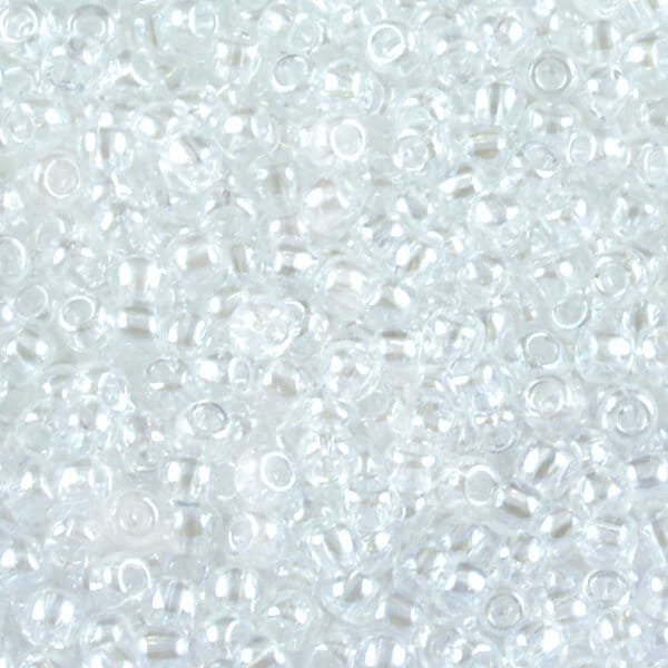 11-101 TOHO 11/0 Round - Transparent Lustered Crystal - TOHO Seed Beads