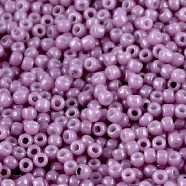 11-127 TOHO 11/0 Round - Opaque-Lustered Pale Mauve - TOHO Seed Beads
