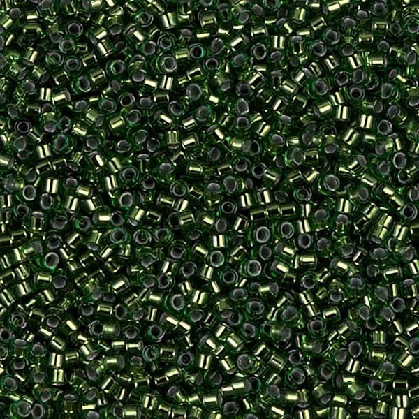 DB0182 Delica 11/0 Silver-Lined Jade Green - Miyuki Seed Beads (DB-182)