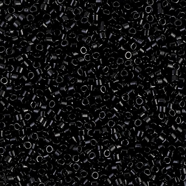 DB0010 Delica 11/0 Black - Miyuki Seed Beads (DB-10)