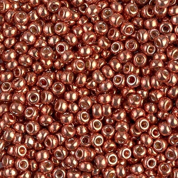 8-4207 Duracoat Galvanized Pink Blush - 8/0 Miyuki Round Seed Beads