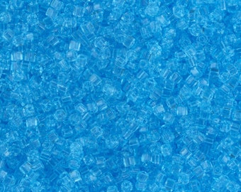 SB18-148 Transparent Aqua - Miyuki 1.8mm Cube Beads / Square Beads