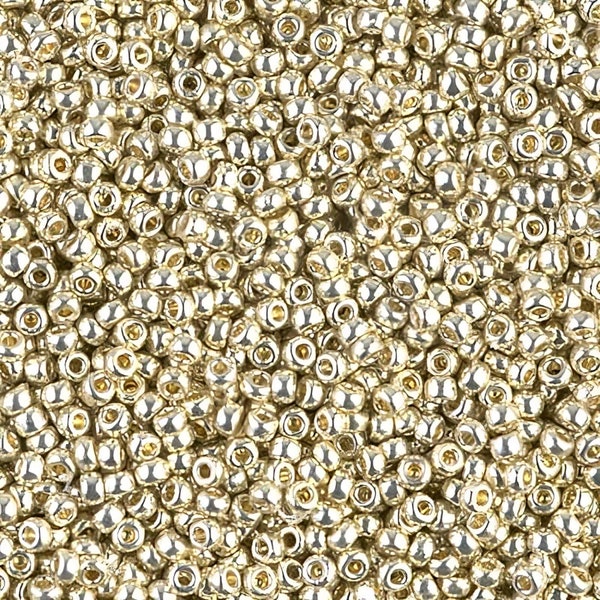 11-4201 Duracoat Galvanized Silver - 11/0 Miyuki Round Seed Beads