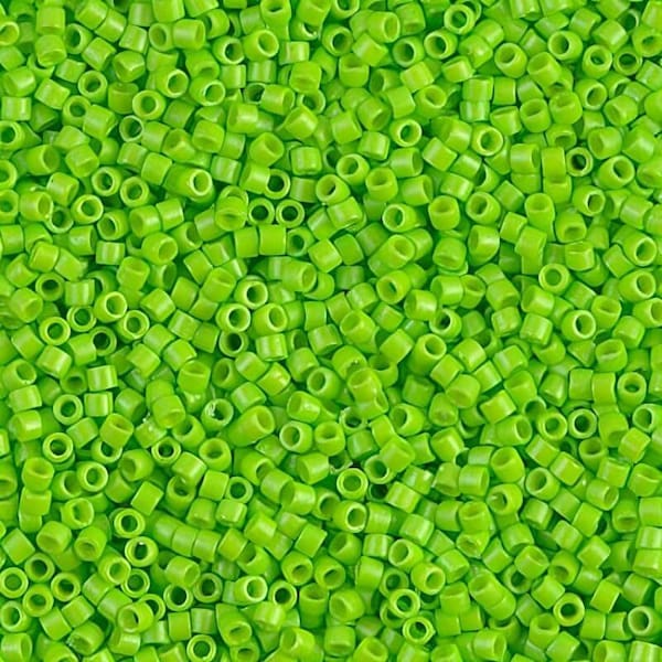 DB2121 Delica 11/0 Duracoat Opaque Kiwi - Miyuki Seed Beads