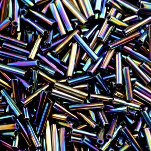 TB-03-86 Metallic Rainbow Iris - TOHO 9mm Bugle Beads #3