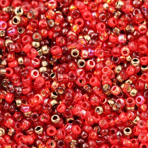 15-MIX-20 Magma - 15/0 Miyuki Round Seed Beads Mix