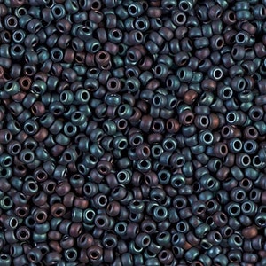 11-2018 Matte Metallic Indigo Iris - 11/0 Miyuki Round Seed Beads