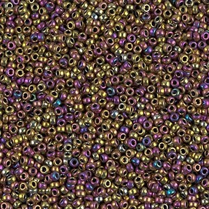 15-188, Miyuki 8.2g Metallic Purple Gold Iris 15-188, Miyuki 8.2g Metallic Purple Gold Iris