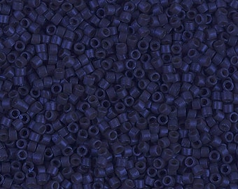 DB2143 Delica 11/0 Opaque Dyed Navy Blue - Miyuki Seed Beads