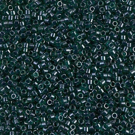 DB0275 Delica 11 0 Lined Emerald Luster Miyuki Seed Beads DB 275 Etsy