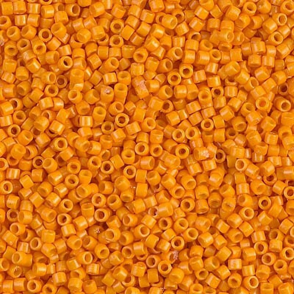 DB2104 Delica 11/0 Duracoat Opaque Kumquat - Miyuki Seed Beads