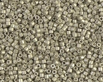 DB1181 Delica 11/0 Galvanized Semi-Frosted Aloe - Miyuki Seed Beads